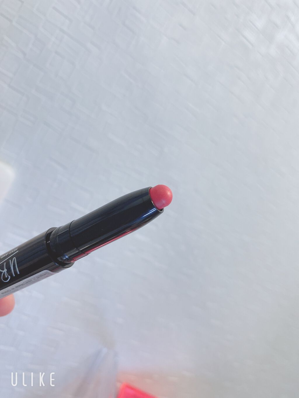 UR GLAM　EYESHADOW STICK 08 チェリーピンク/U R GLAM/スティックアイシャドウを使ったクチコミ（2枚目）