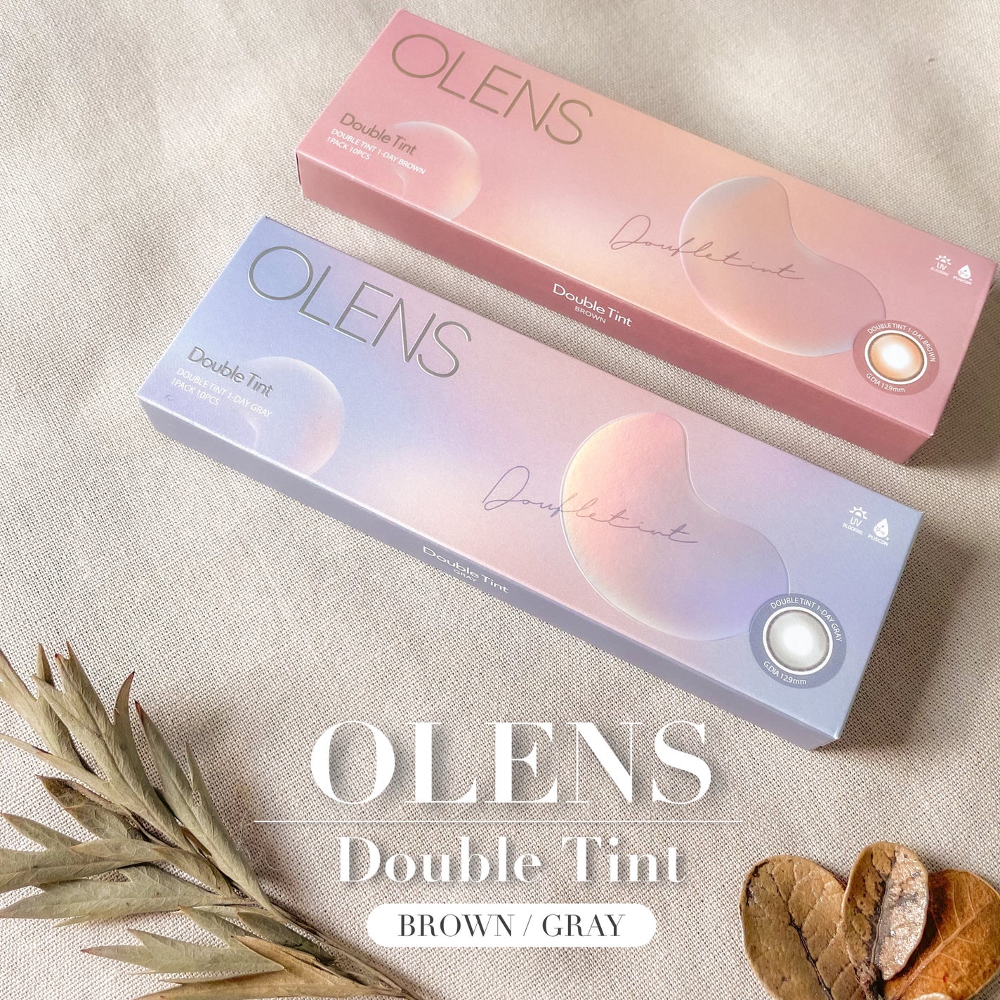 Double Tint 1day/OLENS/カラーコンタクトレンズを使ったクチコミ(1枚目)