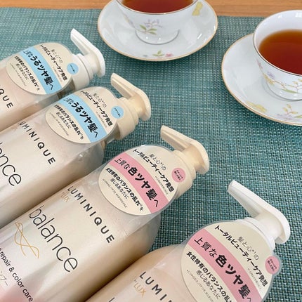 ルミニーク バランス ダメージリペア&カラーケア シャンプー/トリートメント/LUX/市販シャンプーを使ったクチコミ(2枚目)