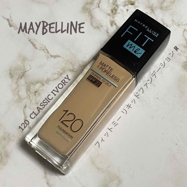 フィットミー リキッドファンデーション R/MAYBELLINE NEW YORK/リキッドファンデーションを使ったクチコミ（1枚目）