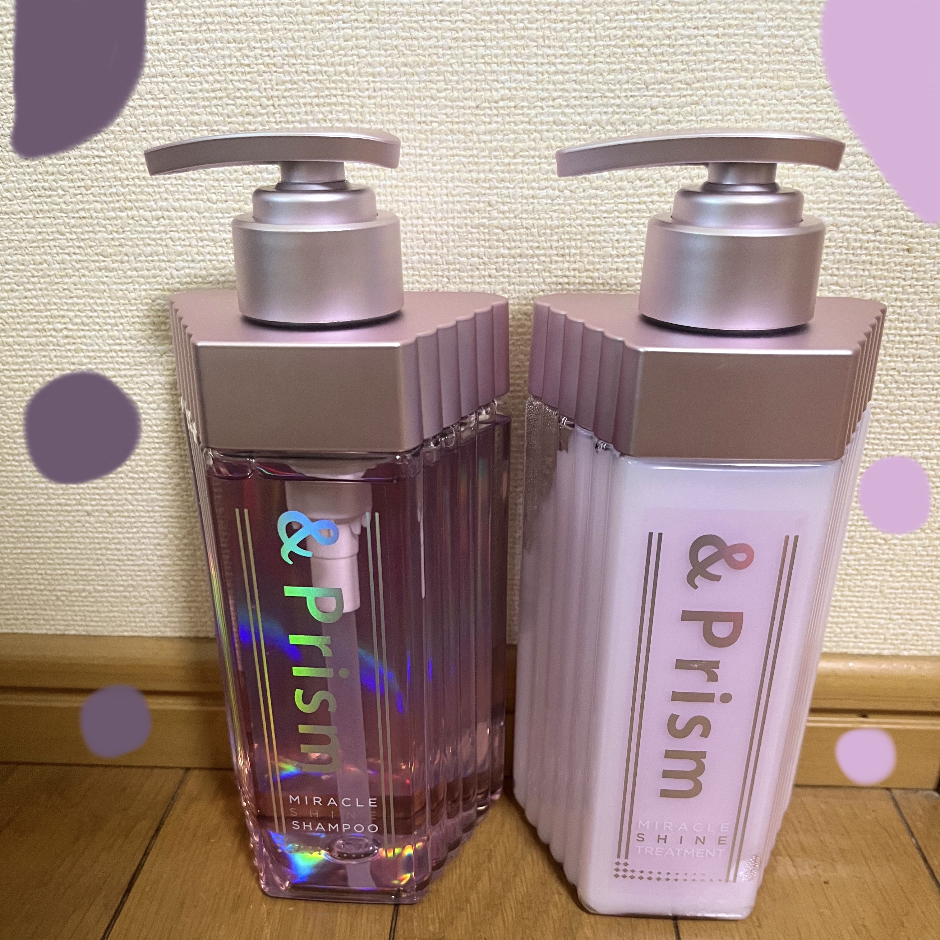 ミラクル シャイン シャンプー/ヘアトリートメント/&Prism/市販シャンプーを使ったクチコミ（1枚目）