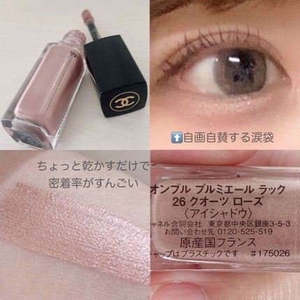 オンブル プルミエール ラック/CHANEL/リキッドアイシャドウを使ったクチコミ(2枚目)
