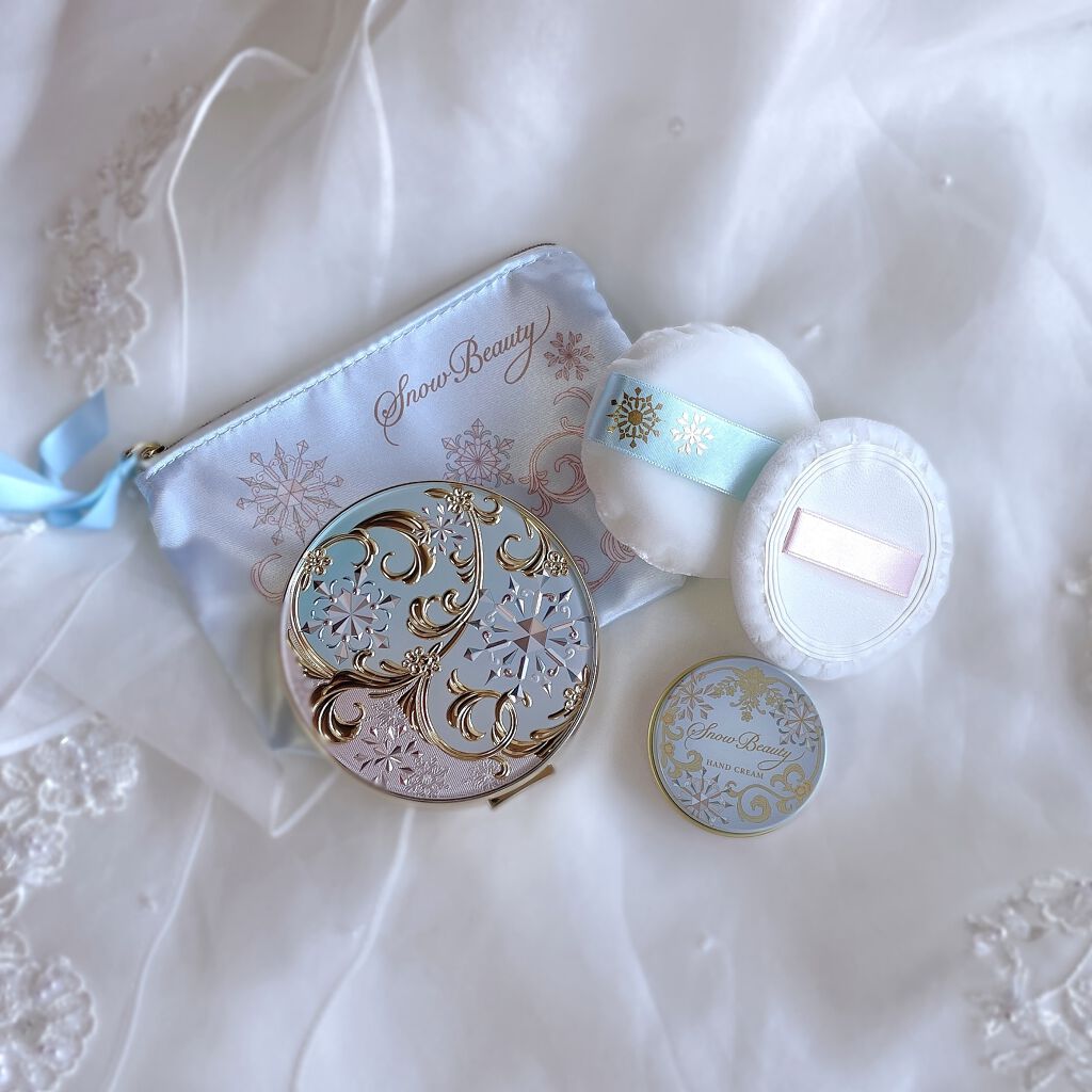 スノービューティー ホワイトニング スキンケアパウダーP2021		/スノービューティー/プレストパウダーを使ったクチコミ（3枚目）