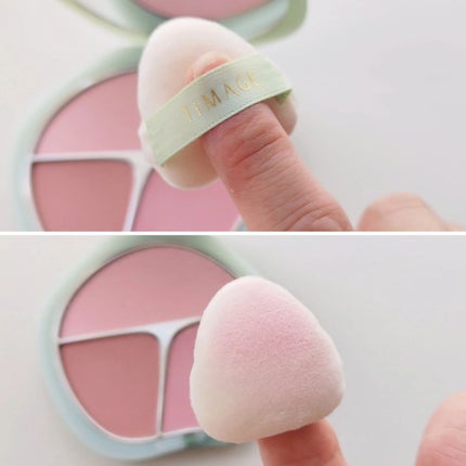 TIMAGE 3色チークパレット/TIMAGE/パウダーチークを使ったクチコミ(6枚目)