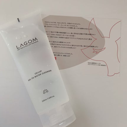 ラゴム ジェルトゥウォーター クレンザー(朝用洗顔)/LAGOM /その他洗顔料を使ったクチコミ(1枚目)
