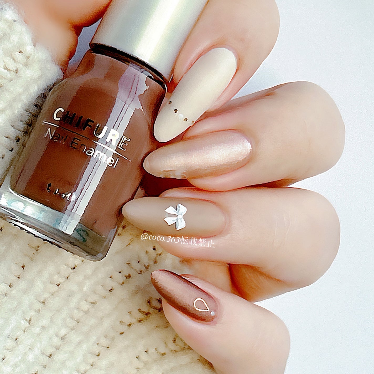 ネイル エナメル/ちふれ/マニキュアを使ったクチコミ(3枚目)