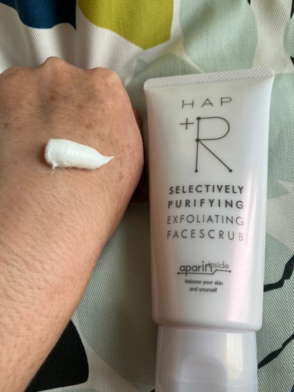 フェイススクラブ /HAP+R/スクラブ・ゴマージュを使ったクチコミ(1枚目)