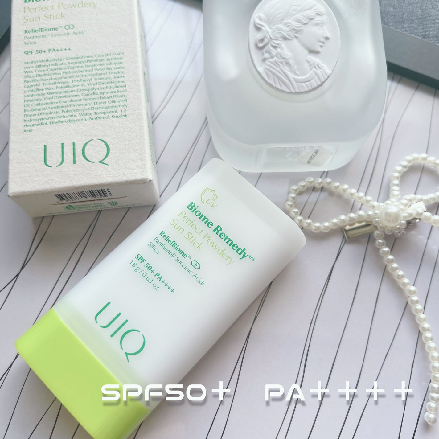 バイオームパーフェクトさらさらUVスティック/UIQ/日焼け止めスティックを使ったクチコミ(2枚目)