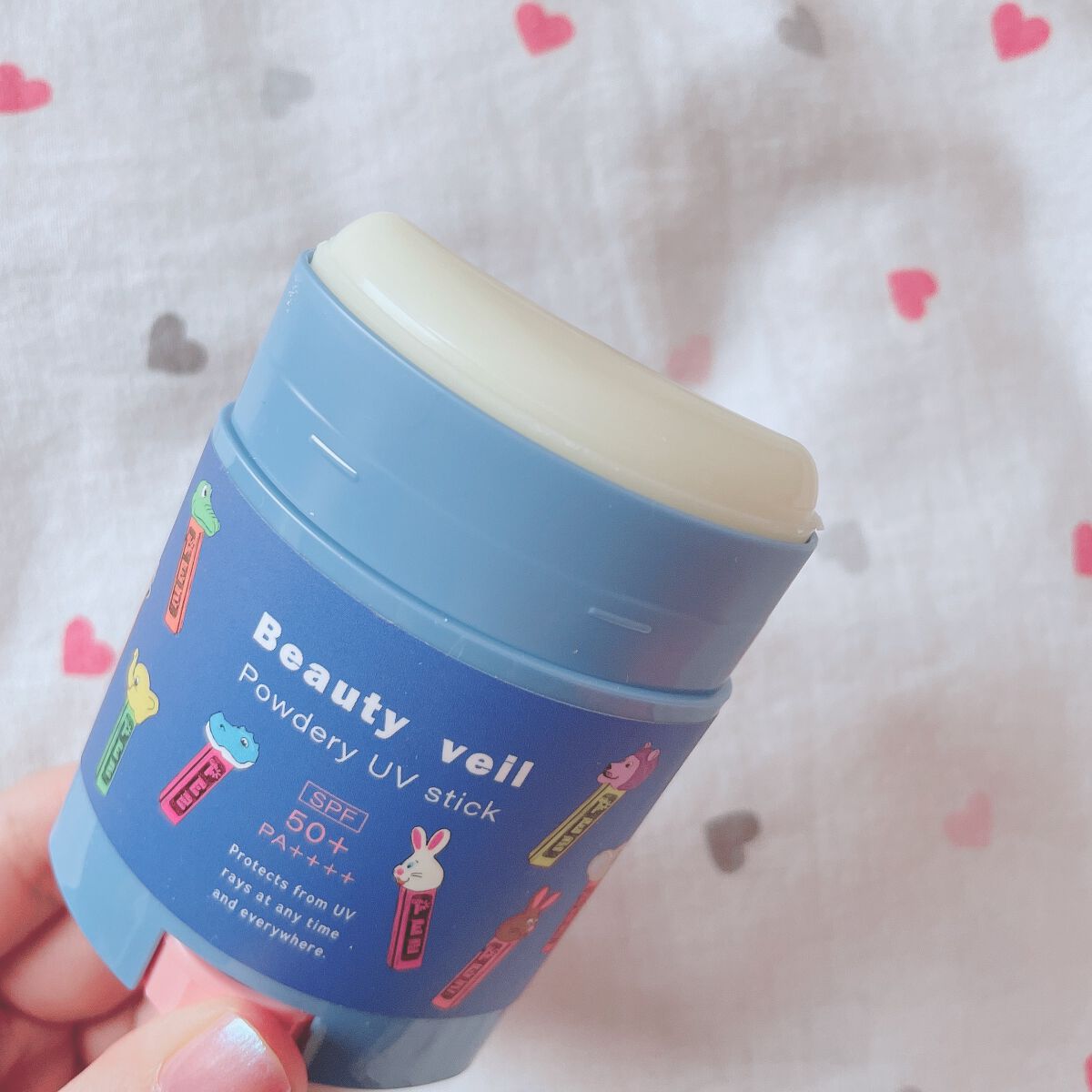 パウダリーUVスティック/Beauty veil/日焼け止めスティックを使ったクチコミ（2枚目）