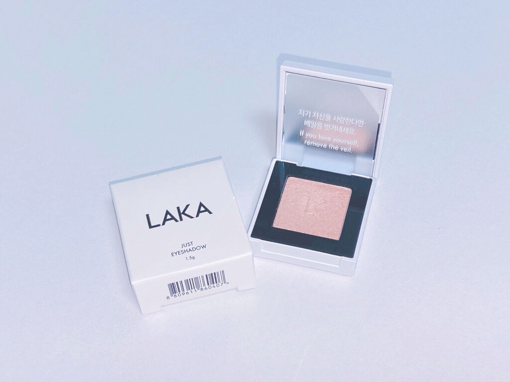 ジャストアイシャドウ/Laka/単色アイシャドウを使ったクチコミ（2枚目）