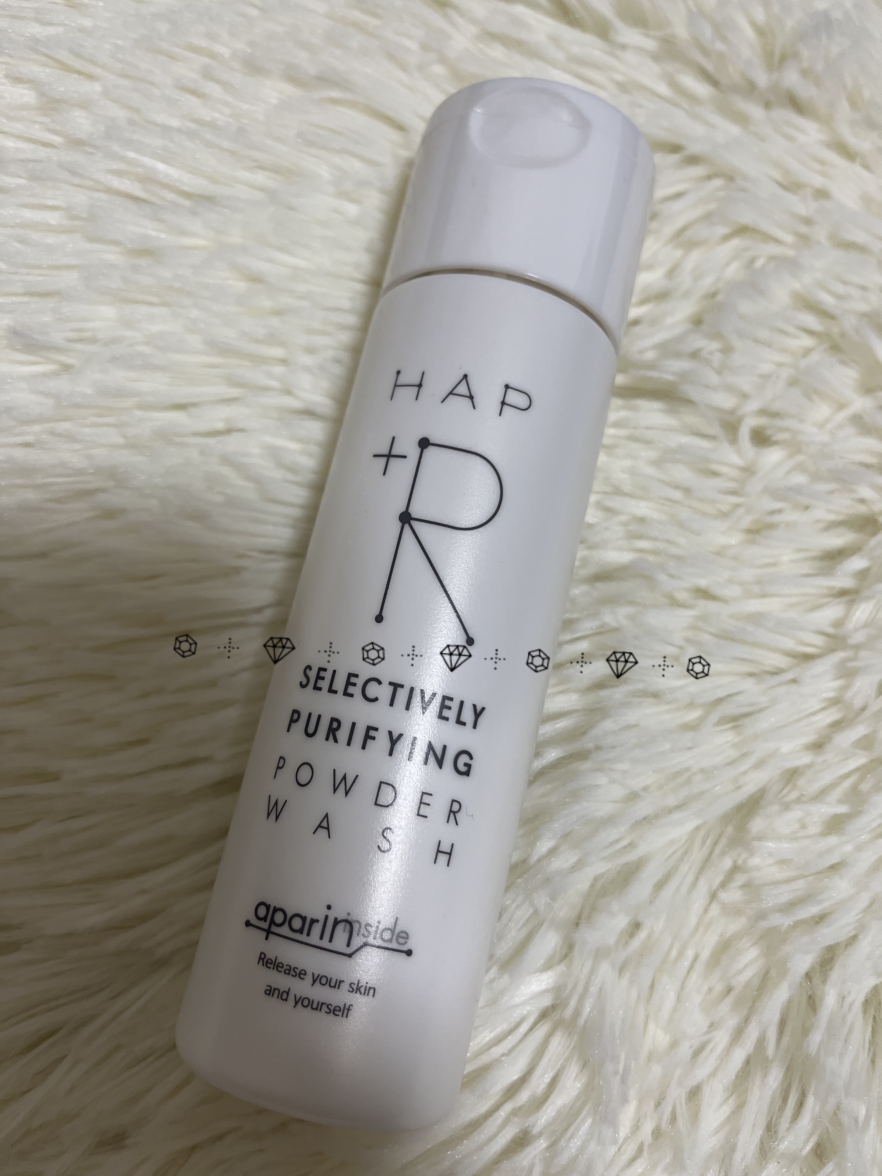 ✼••┈┈••✼••┈┈••✼••┈┈••✼••┈┈••✼
今回株式会社サンギ様より
HAP＋Rハップアール パウダーウォッシュ
をお試しさせて頂きました· · • • • ✤ • • • · ·

見た目はサラサラな粉みたいな感じですが、