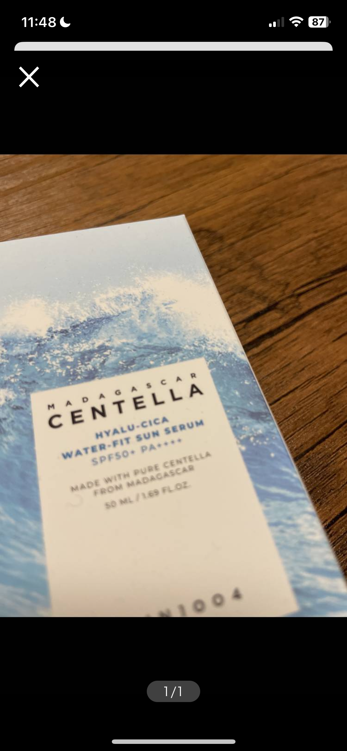 ヒアルーシカ ウォーターフィット サンセラム/SKIN1004/日焼け止めローションを使ったクチコミ（1枚目）