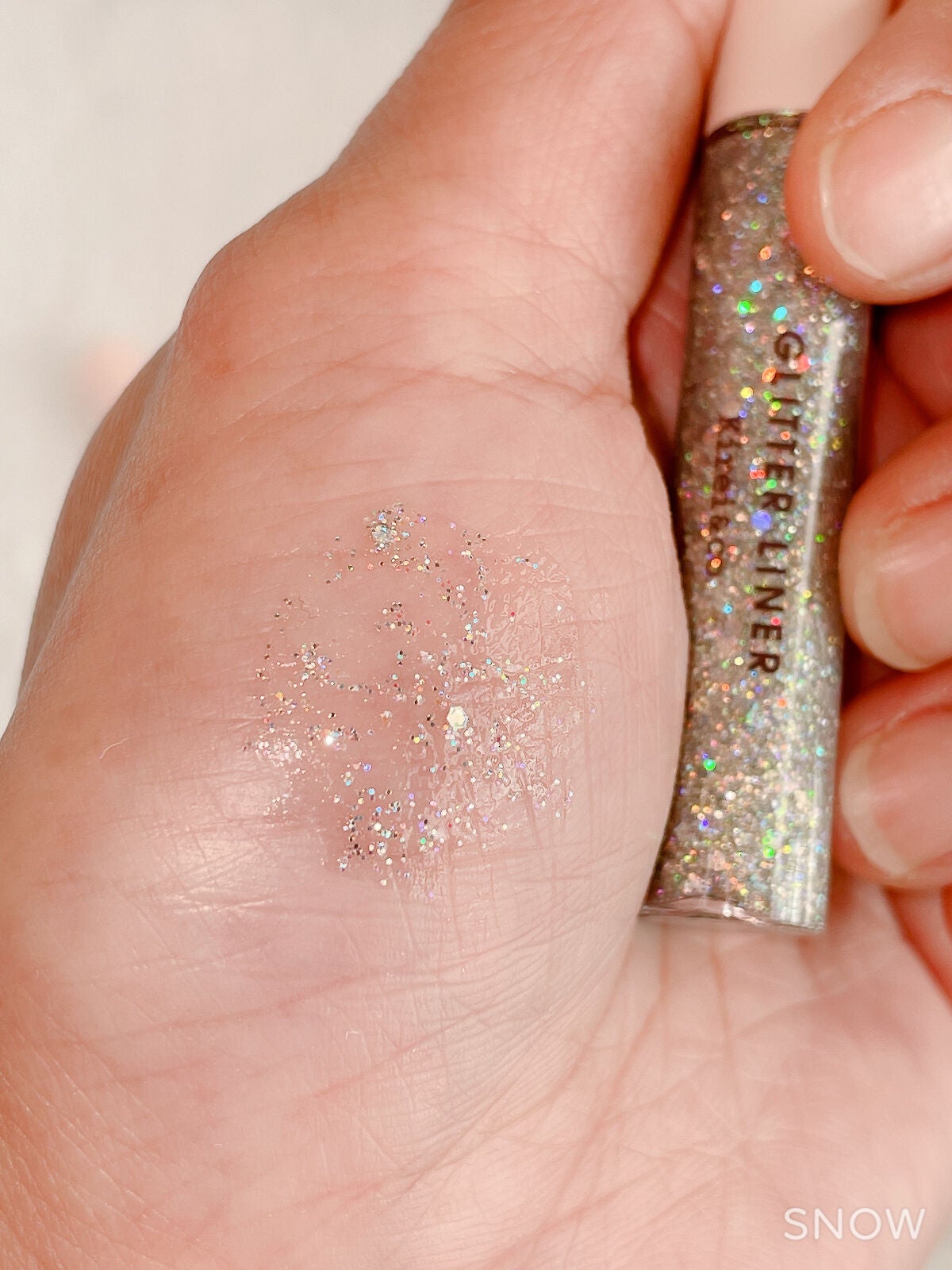 グリッターライナー/Kirei&co./グリッターを使ったクチコミ(4枚目)