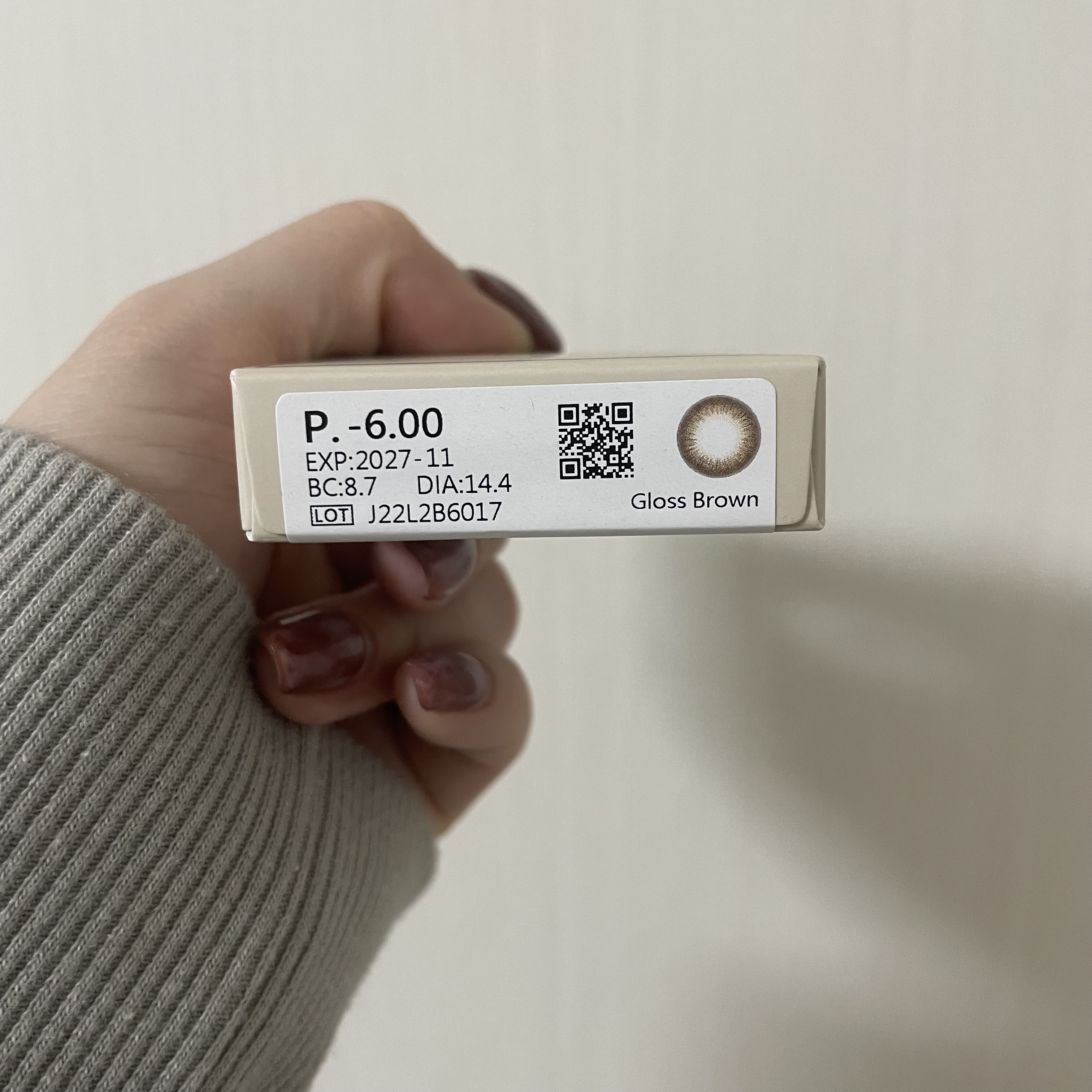 アンジョルノ/en Giorno/カラーコンタクトレンズを使ったクチコミ（2枚目）