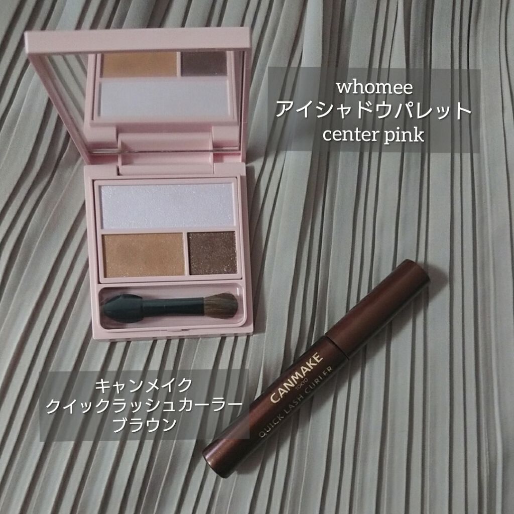 フーミー アイシャドウパレット center pink/WHOMEE/アイシャドウパレットを使ったクチコミ（1枚目）