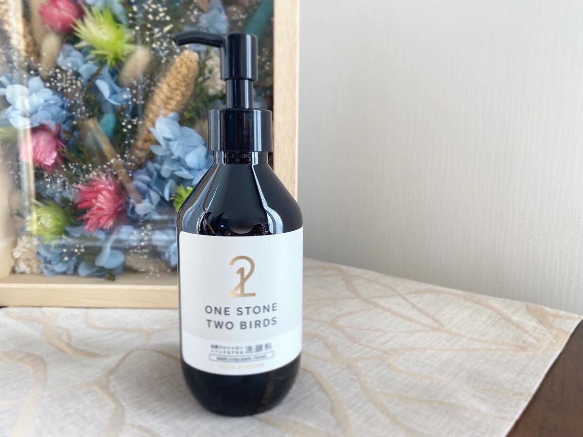 洗顔だけじゃない+パックもできる洗顔料 ホワイトプレミアム/ONE STONE TWO BIRDS/その他洗顔料を使ったクチコミ(1枚目)