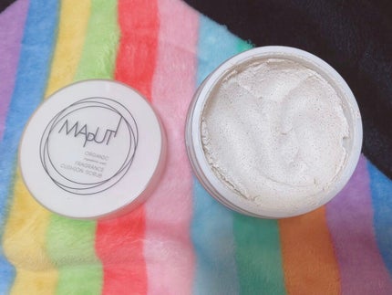 オーガニックフレグランスクッションスクラブ/MAPUTI/スクラブ・ゴマージュを使ったクチコミ(1枚目)