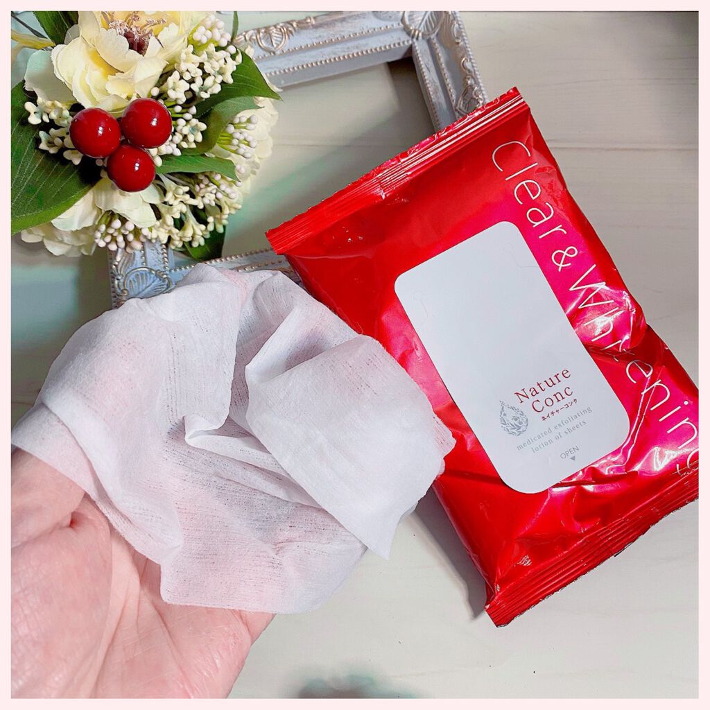 ネイチャーコンク 薬用 ふきとり化粧水シート/ネイチャーコンク/トナーパッドを使ったクチコミ(3枚目)