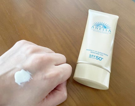 パーフェクトUV スキンケアジェル N/アネッサ/日焼け止め・UVケアを使ったクチコミ(2枚目)