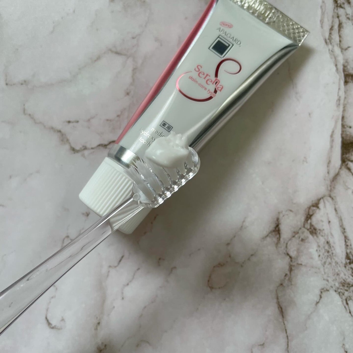 orange_glow_kwm on LIPS 「アパガードセレナトライアルサイズ・クリスタル歯ブラシ✨キラキラ..」(3枚目)