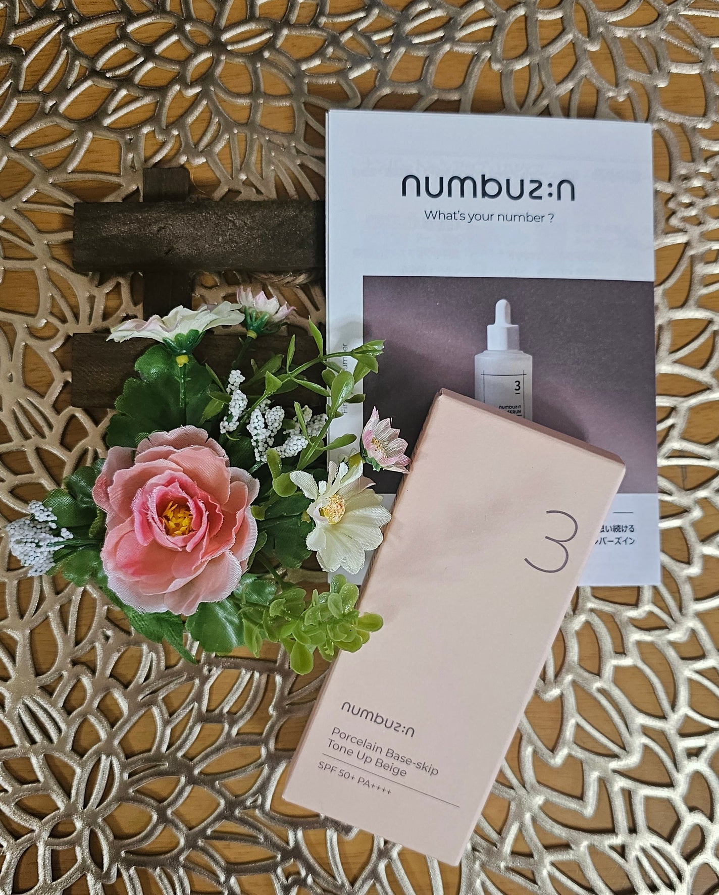 3番 ノーファンデ陶器肌トーンアップクリーム/numbuzin/化粧下地を使ったクチコミ(1枚目)