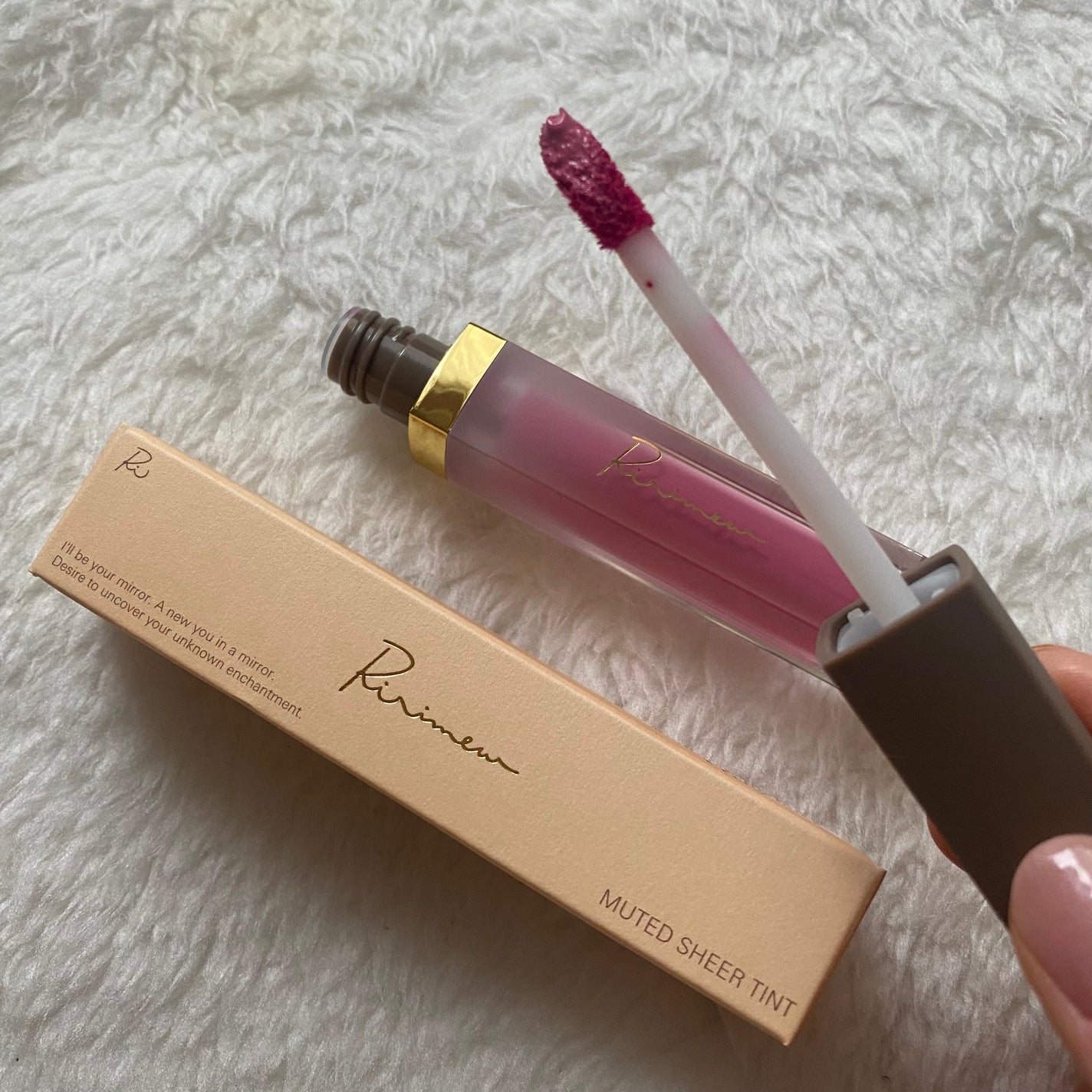 ミューテッドシアーティント/Ririmew/リップティントを使ったクチコミ(5枚目)