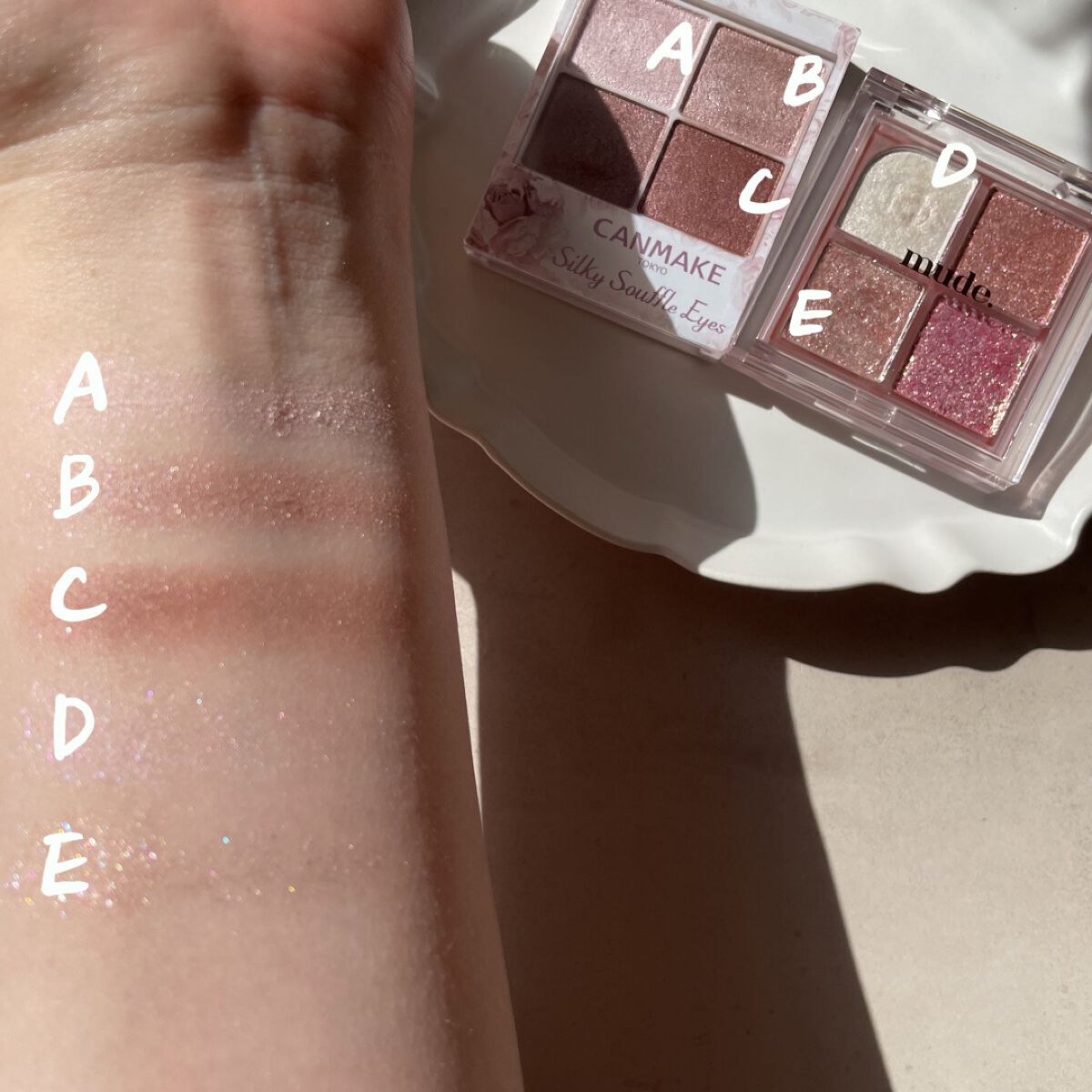 ニューグラムコレクション/mude./アイシャドウパレットを使ったクチコミ（2枚目）