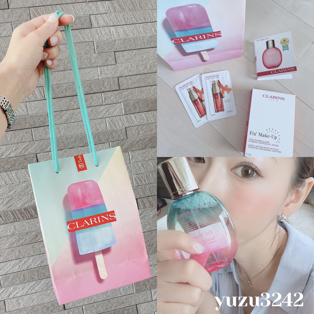 フィックス メイクアップ/CLARINS/ミスト状化粧水を使ったクチコミ（2枚目）