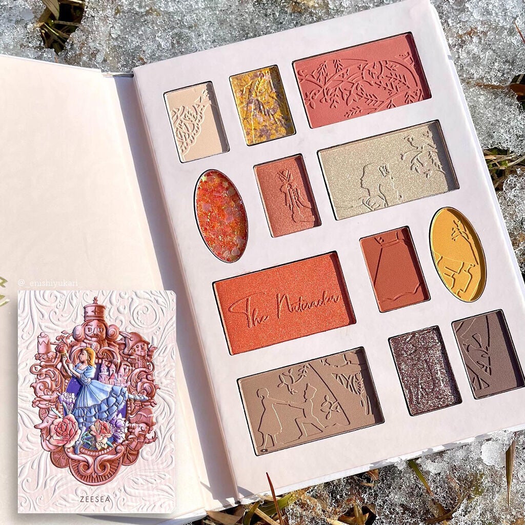 ZEESEAくるみ割り人形 キャンディクルーズ12色メイクアップパレット/ZEESEA/アイシャドウパレットを使ったクチコミ(2枚目)
