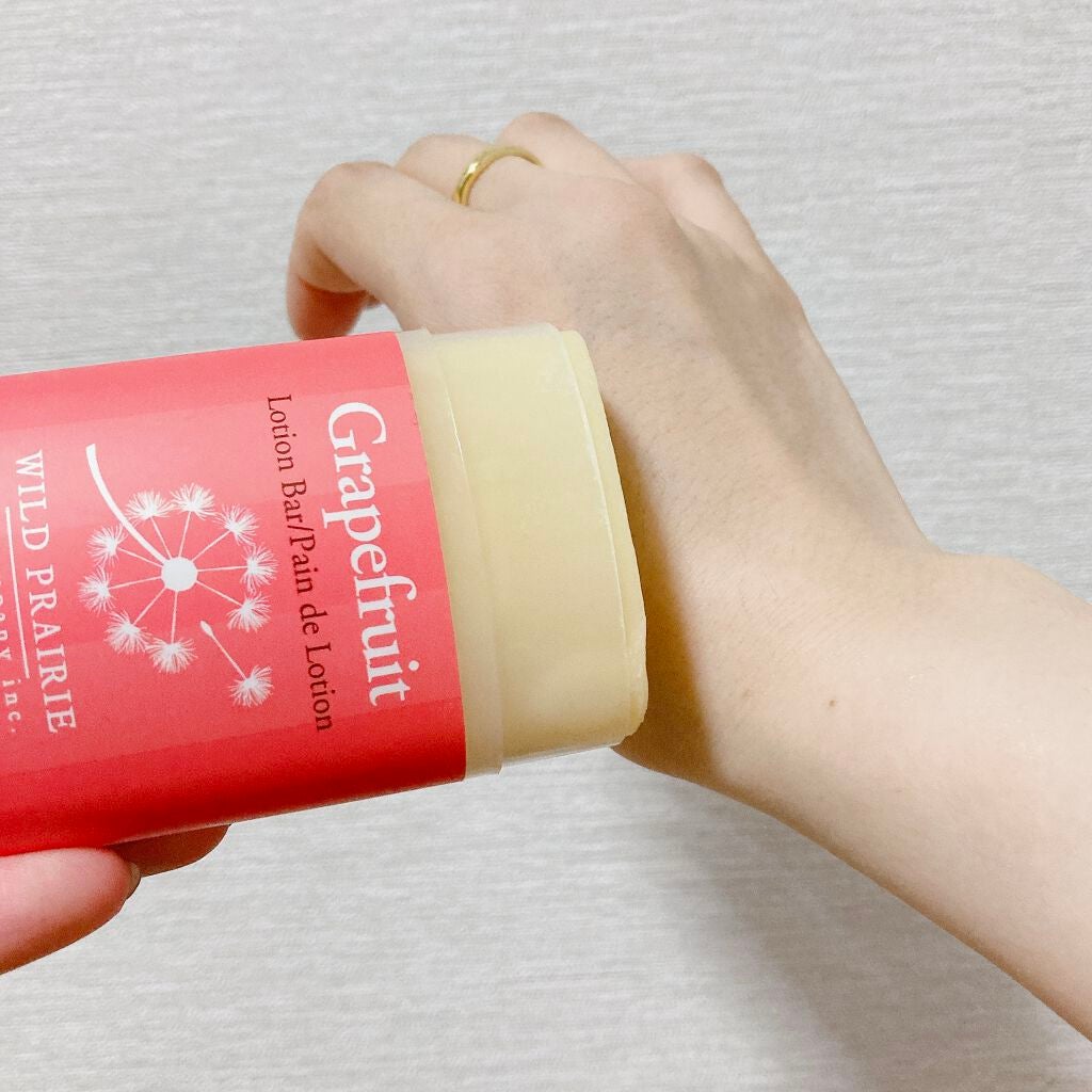 ローションバー グレープフルーツ/Wild Prairie Soap/ボディクリームを使ったクチコミ(3枚目)