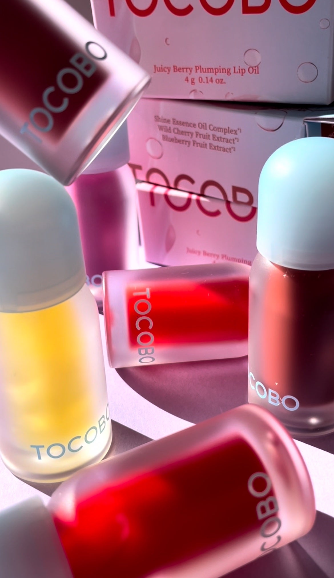 ジューシーベリープランピングリップオイル/TOCOBO/リップグロスを使ったクチコミ(1枚目)