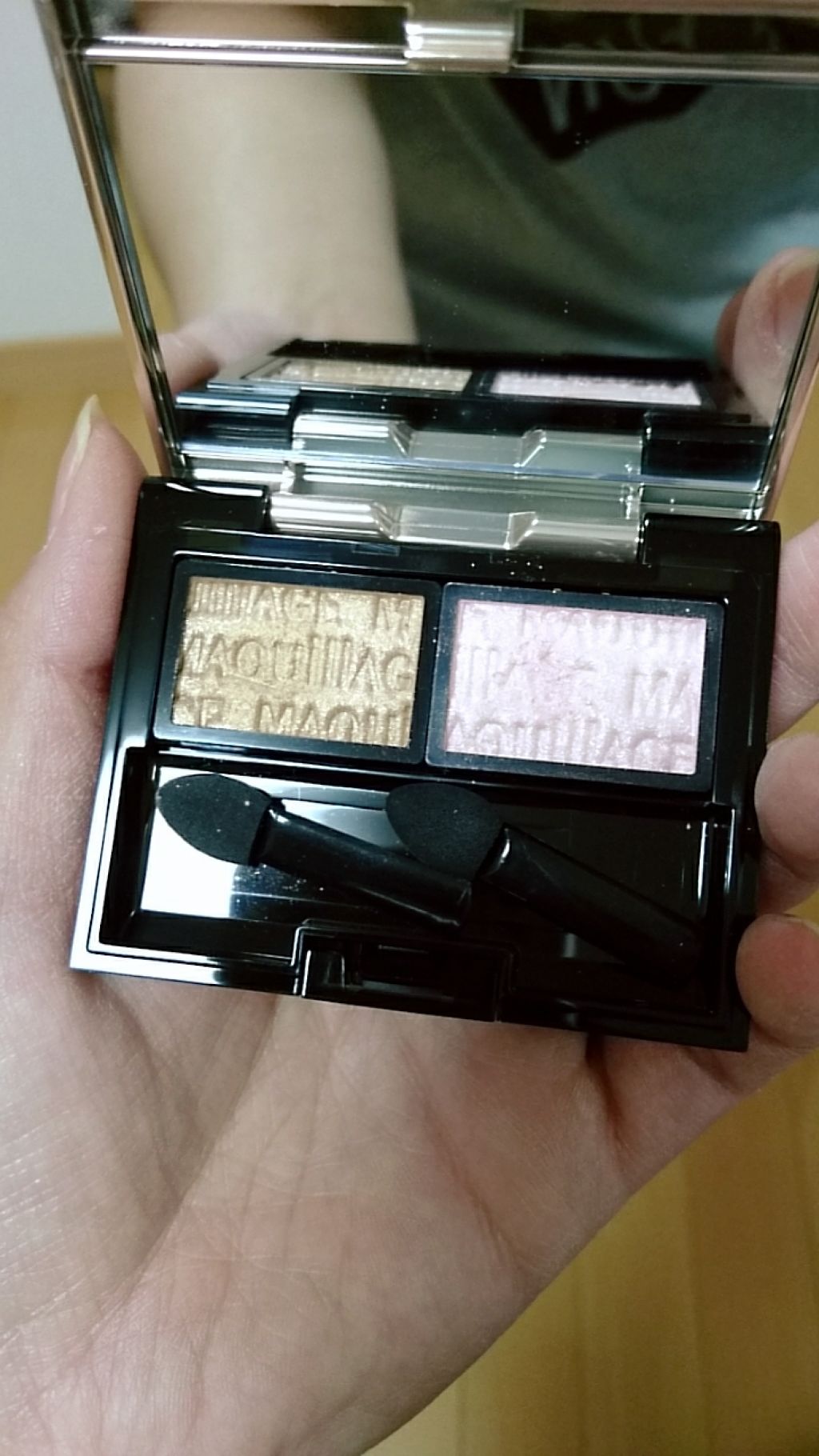 アイカラー N(パウダー)/マキアージュ/単色アイシャドウを使ったクチコミ(2枚目)