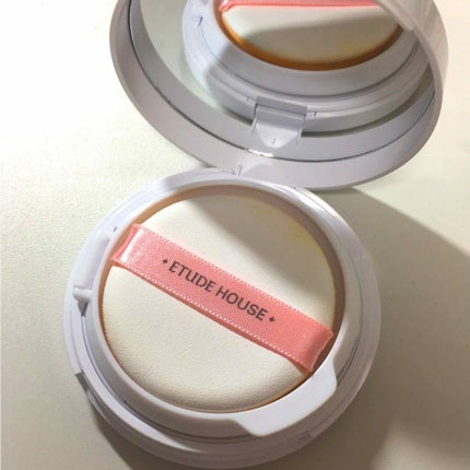 エニークッション オールデイパーフェクト/ETUDE/クッションファンデーションを使ったクチコミ(2枚目)