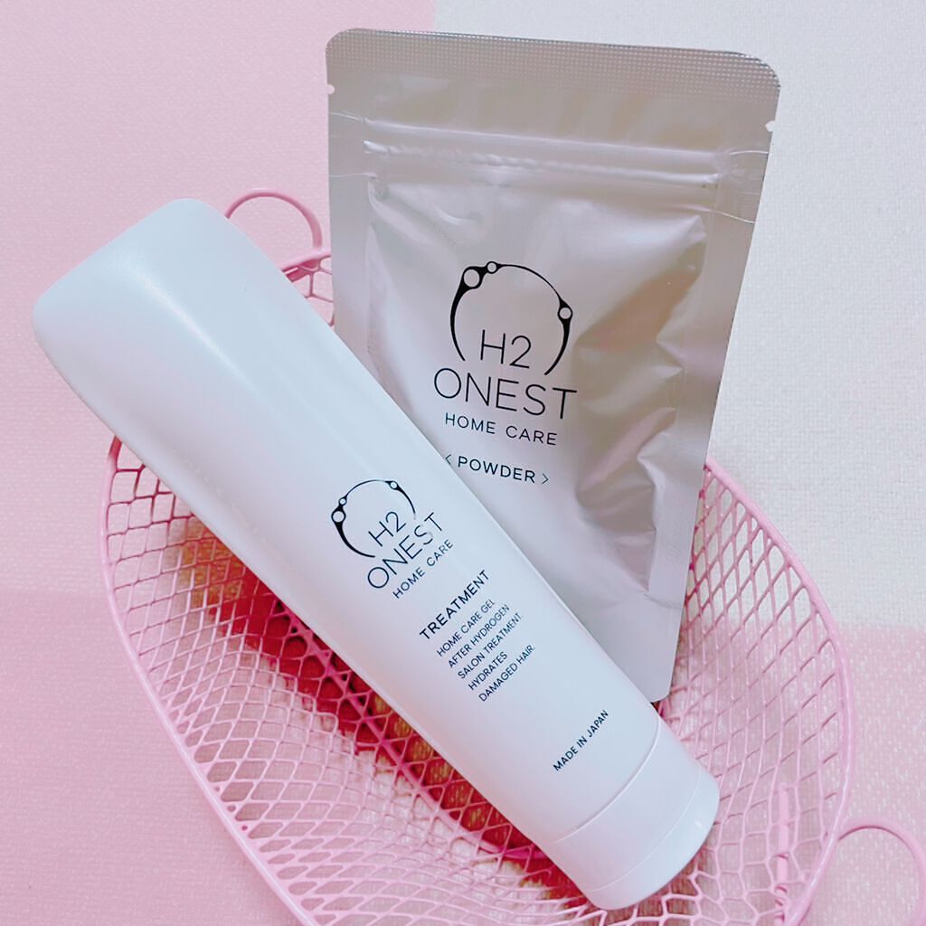 H2 ONEST トリートメント 水素パウダー ヒートブラシ セット H2 ONEST