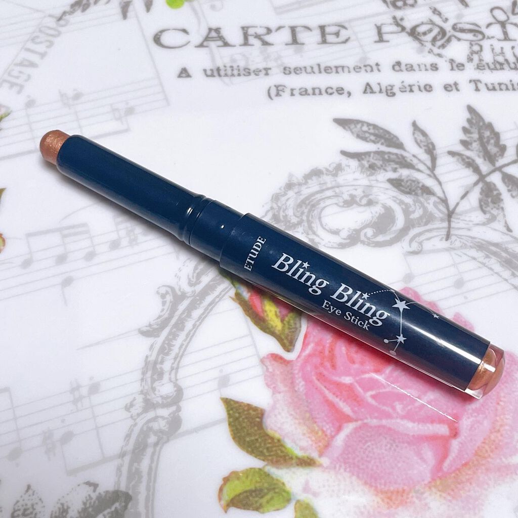キラキラ アイシャドウ/ETUDE/スティックアイシャドウを使ったクチコミ(1枚目)