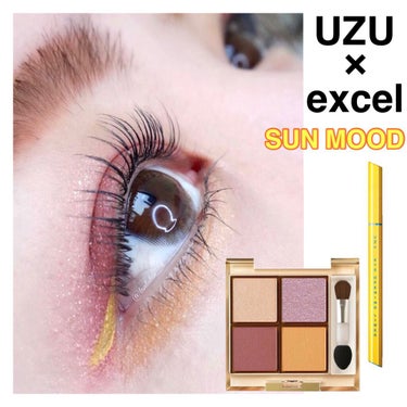 プチプラ最強パレット❤️
エクセル SUN MOOD (限定)

既存のパレットよりも少し固めの粉質。
でもトレンドカラーをおさえていて心踊ります。

メイクでは右上のラメがめちゃくちゃ綺麗なのでアイホ