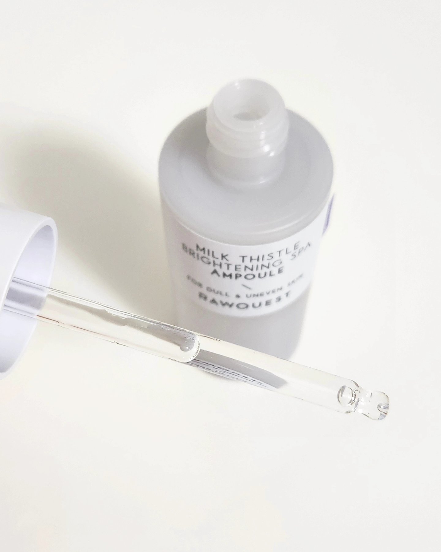 ミルクシスルブライトニングスパ アンプル/RAWQUEST/美容液を使ったクチコミ（3枚目）