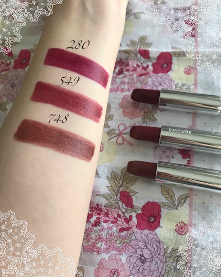口紅(詰替用)/ちふれ/口紅を使ったクチコミ(4枚目)