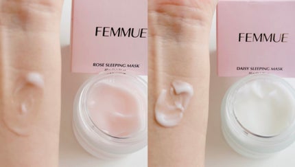 ローズウォーター スリーピングマスク/FEMMUE/フェイスクリームを使ったクチコミ(3枚目)