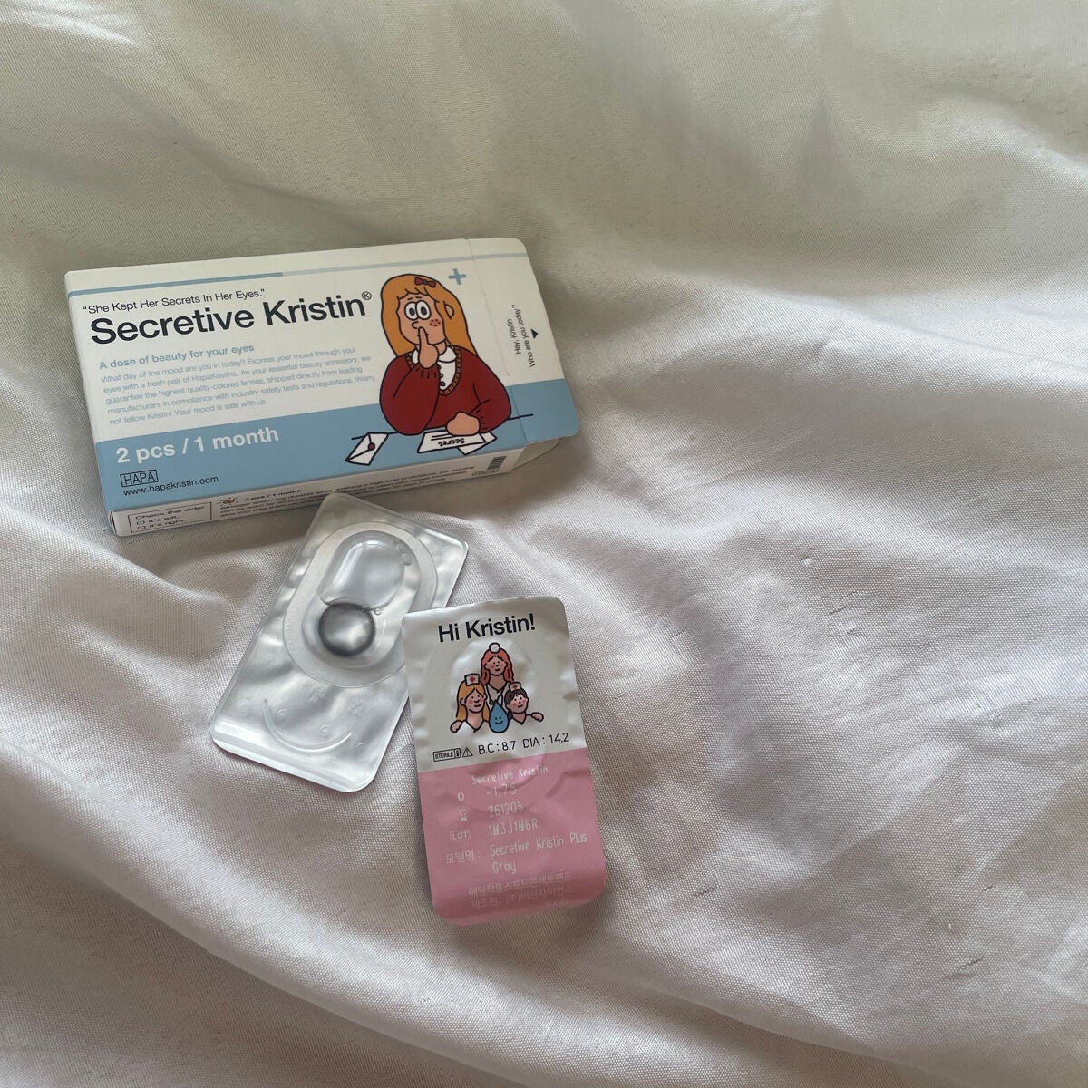 Secretive Kristen/Hapa kristin/カラーコンタクトレンズを使ったクチコミ(8枚目)