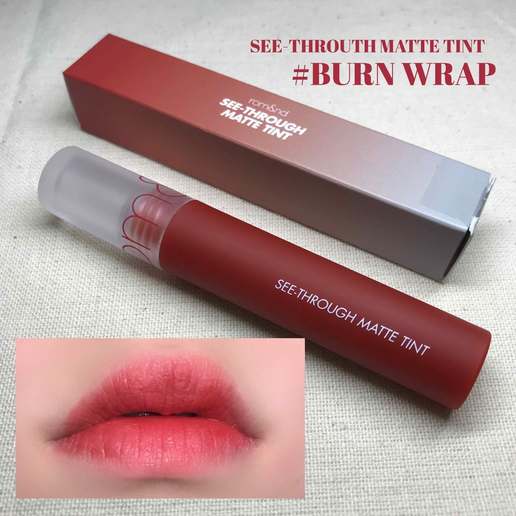 ジューシーラスティングティント/rom&nd/リップティントを使ったクチコミ(2枚目)