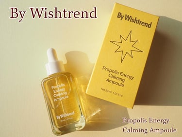 By Wishtrend
Propolis Energy Calming Ampoule

ご縁がありBy Wishtrend様より 💕
プロポリスエナジーカーミングアンプルをいただきましたのでご紹介さ