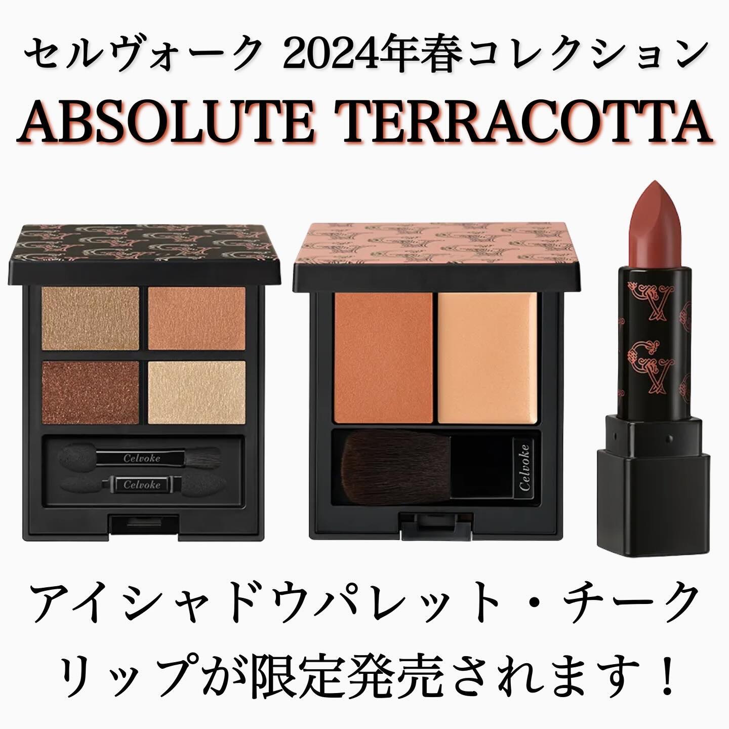 セルヴォーク ヴァティック アイパレット EX07 マイテラコッタ/Celvoke/アイシャドウパレットを使ったクチコミ（2枚目）