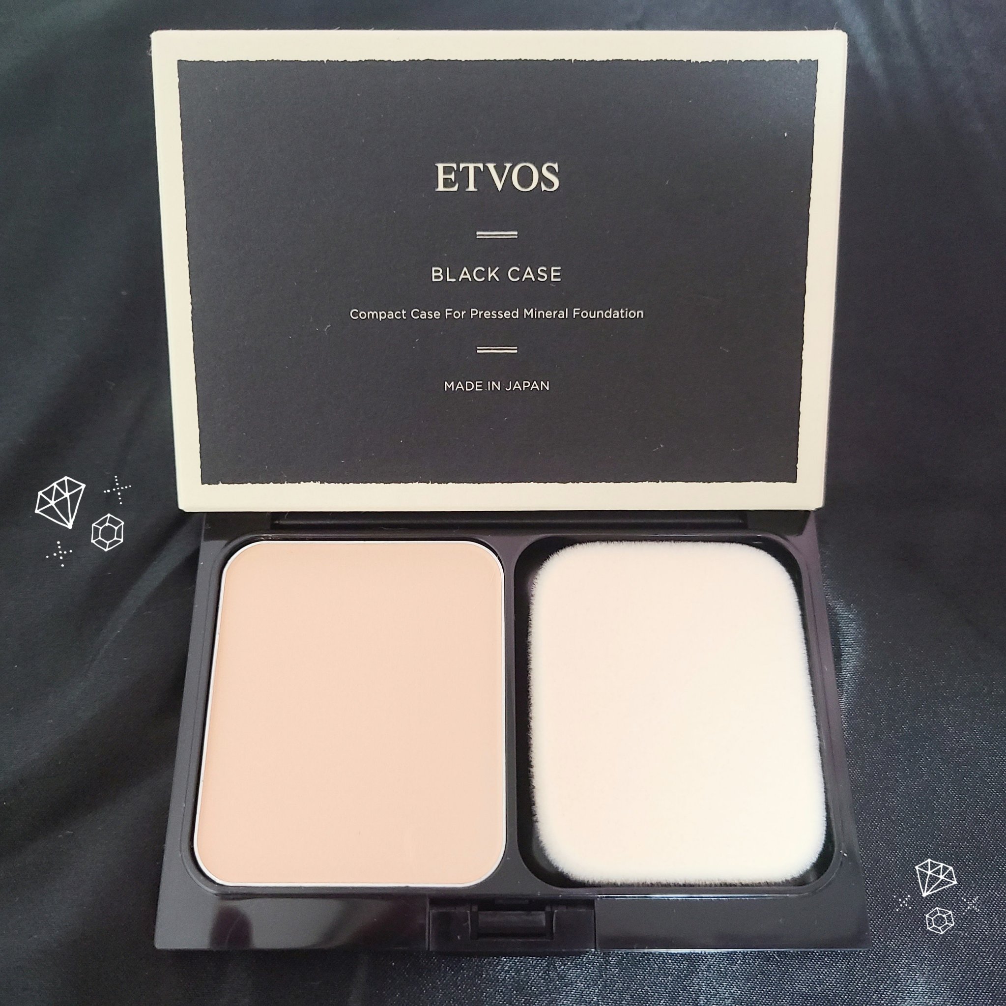 ミネラルエアリータッチファンデーション ナチュラルピンク/エトヴォス/パウダーファンデーションを使ったクチコミ（2枚目）