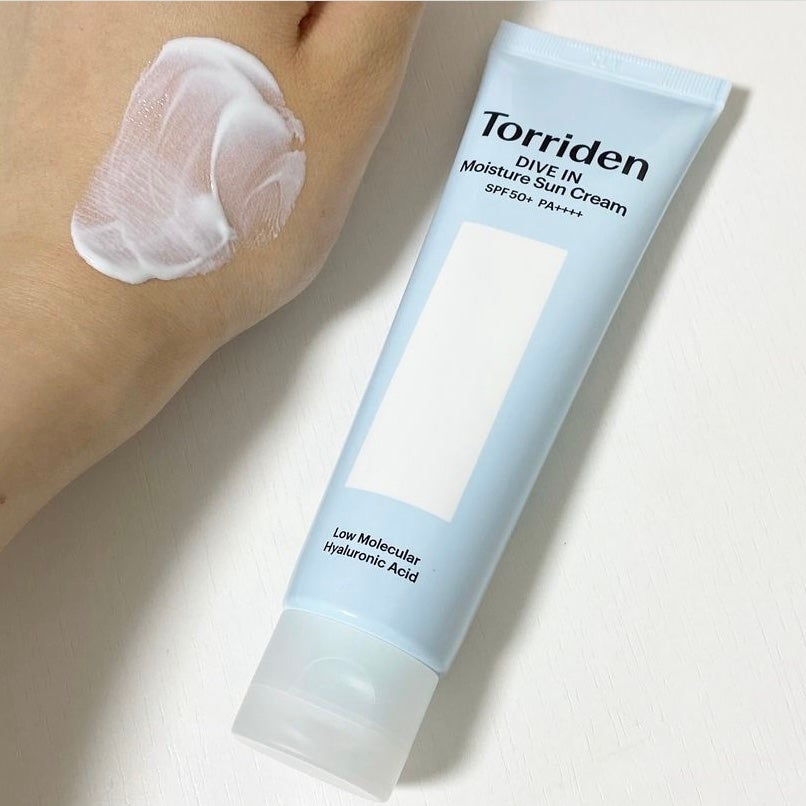ダイブイン ウォータリーモイスチャーサンクリーム/Torriden/日焼け止めクリームを使ったクチコミ(4枚目)