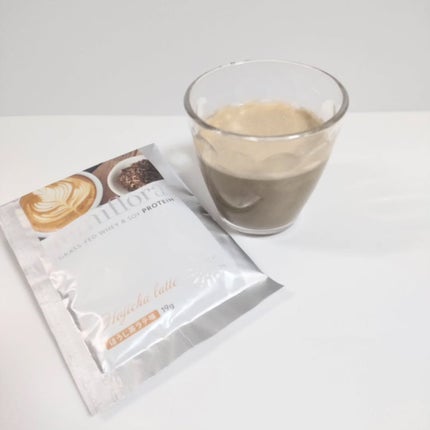 フェミフローラ グラスフェッドホエイ&ソイプロテイン ショコラ味/わかもと製薬/その他プロテインを使ったクチコミ(2枚目)