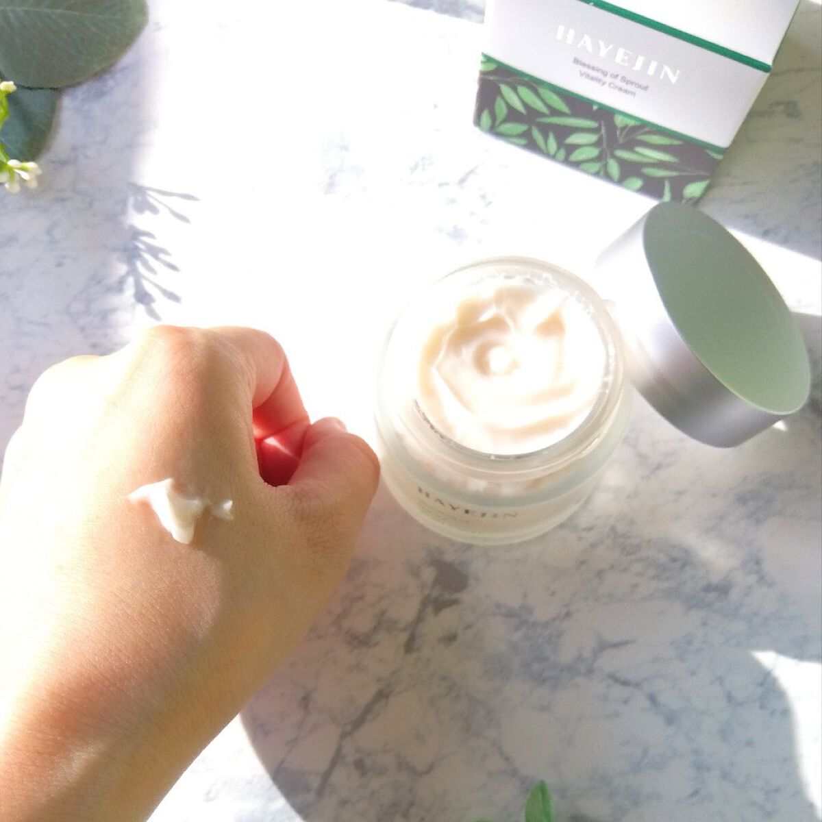 ブレッシングオブスプラウトバイタリティークリーム/HAYEJIN/フェイスクリームを使ったクチコミ（3枚目）