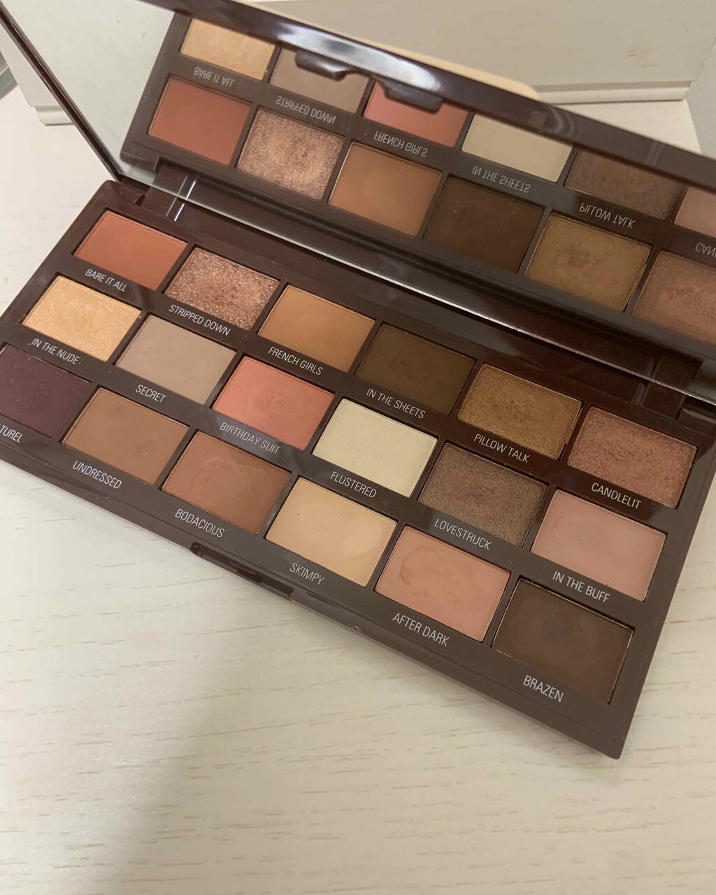 アイラブチョコレート/MAKEUP REVOLUTION/アイシャドウパレットを使ったクチコミ(2枚目)