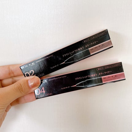 コンシャスライナーカラー/KATE/リキッドアイライナーを使ったクチコミ(1枚目)