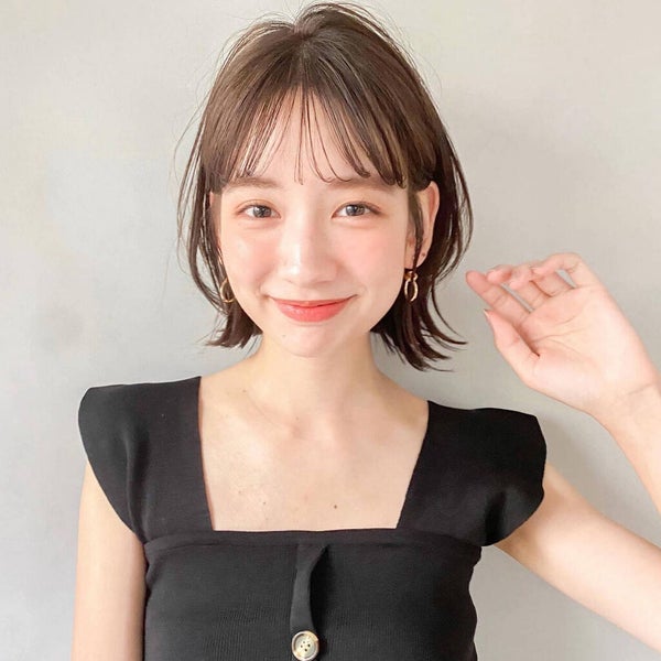 笑顔の女性